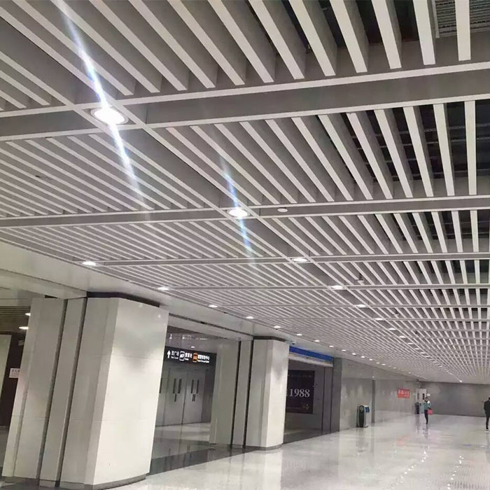 Interior baffle ceiling application reference